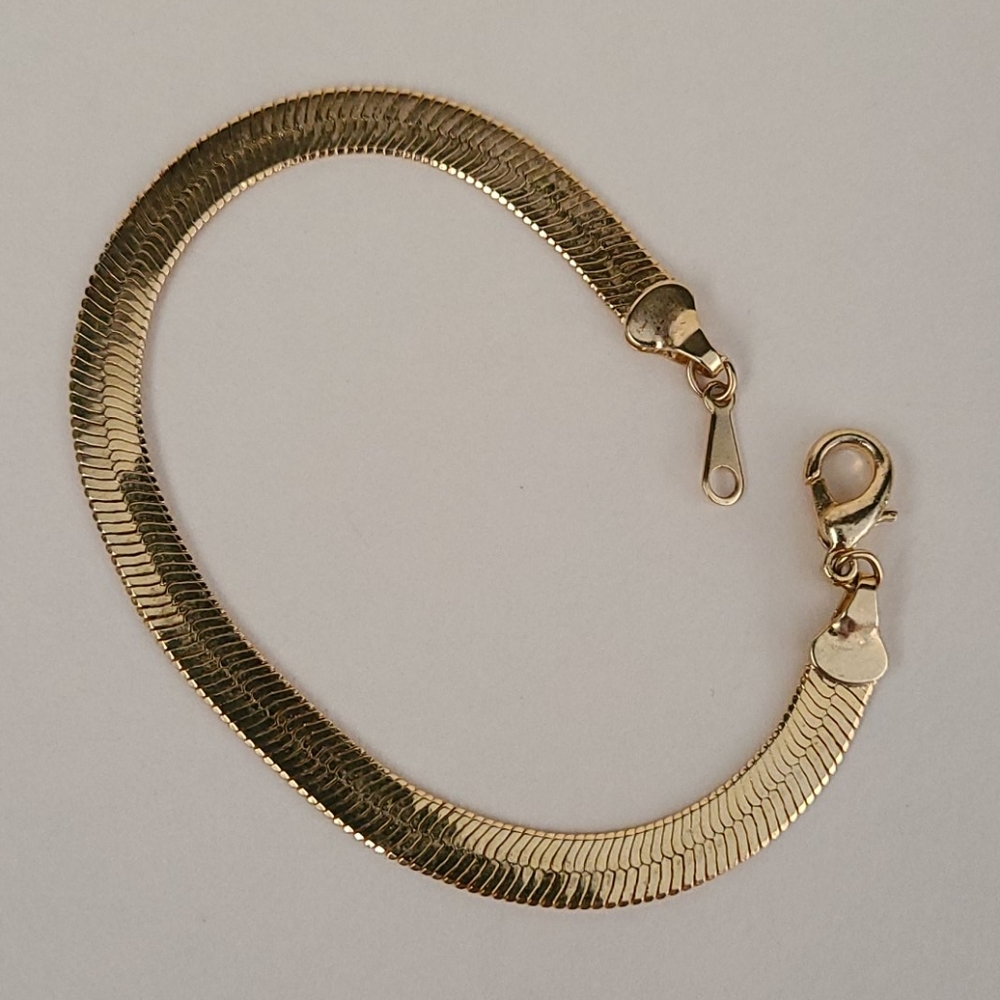 Vintage Gold plated Snake Bracelet